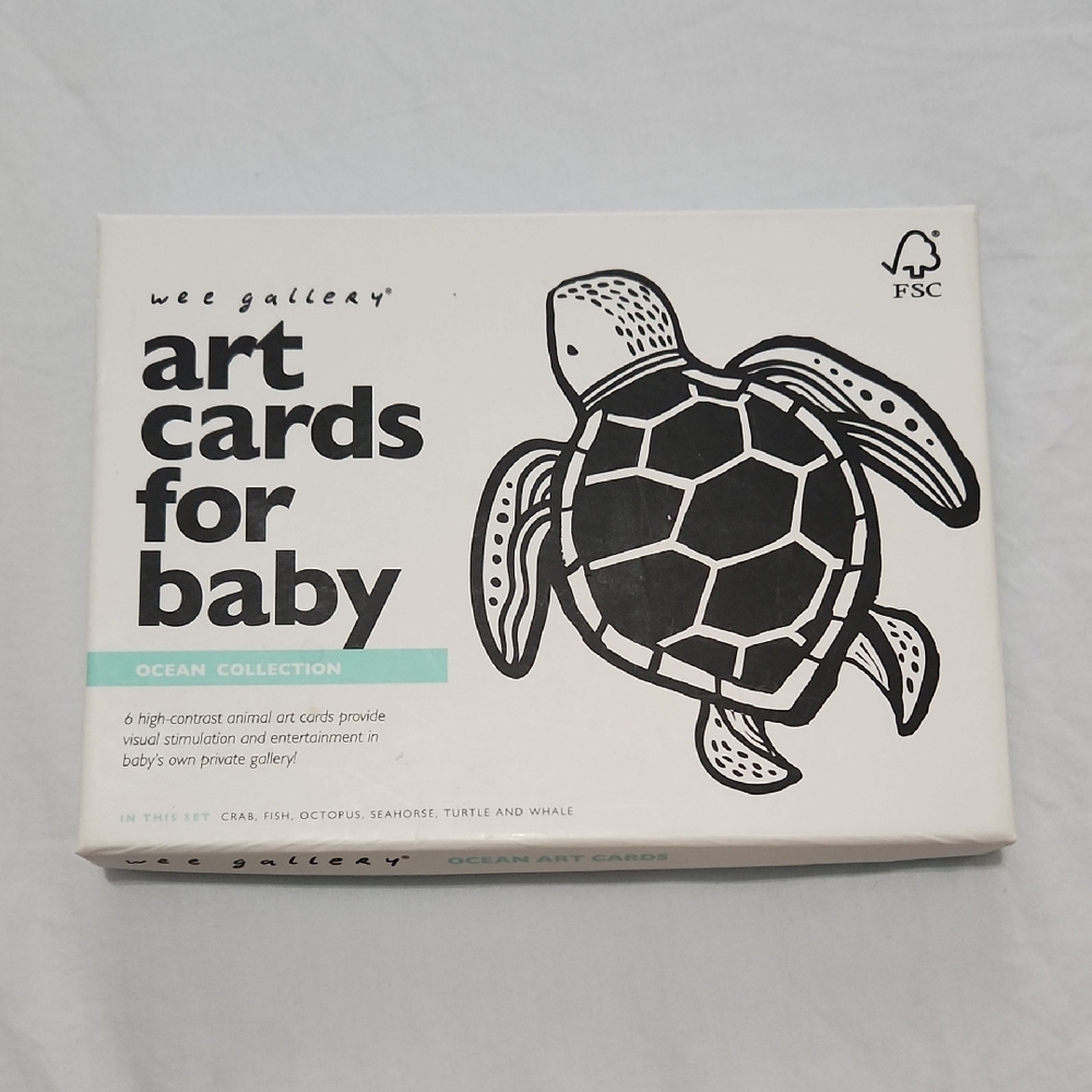 Wee Gallery Art Cards for Baby - Ocean Collection